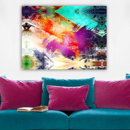 Wallity Lienzo Decorativo Multicolor 70 x 100 cm
